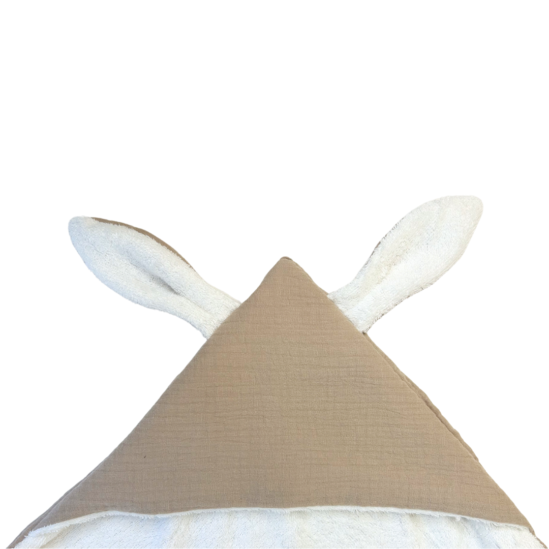 Cape de bain enfant coton 100% uni