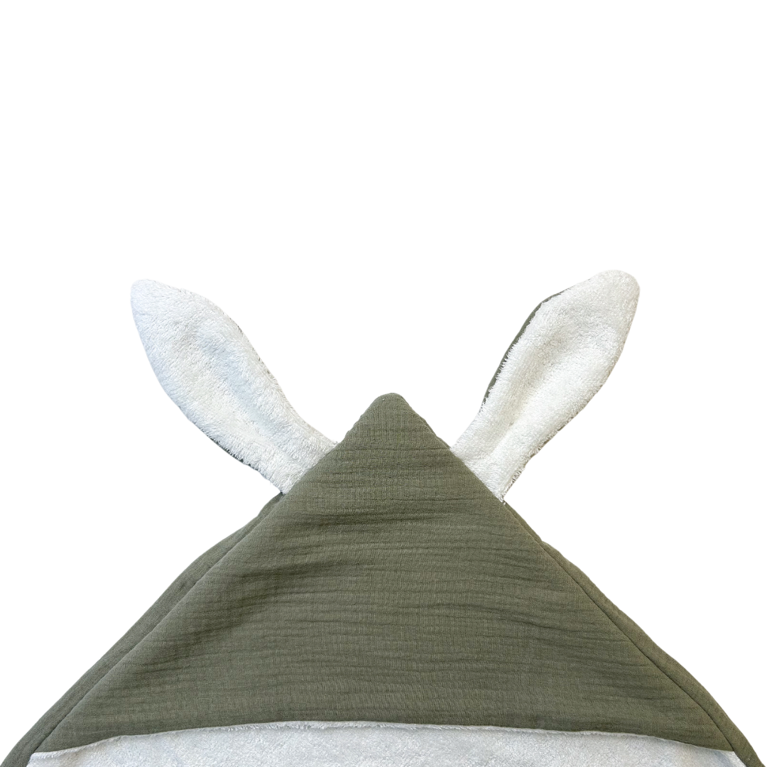Cape de bain enfant coton 100% uni