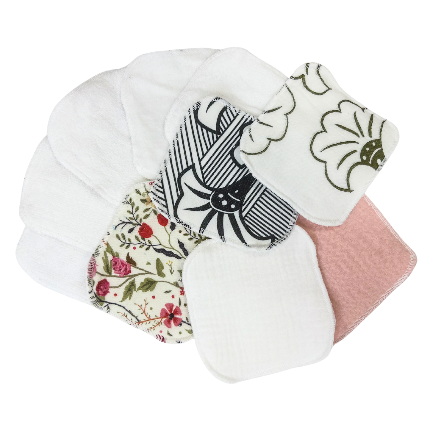 Carré lavable en coton 100%