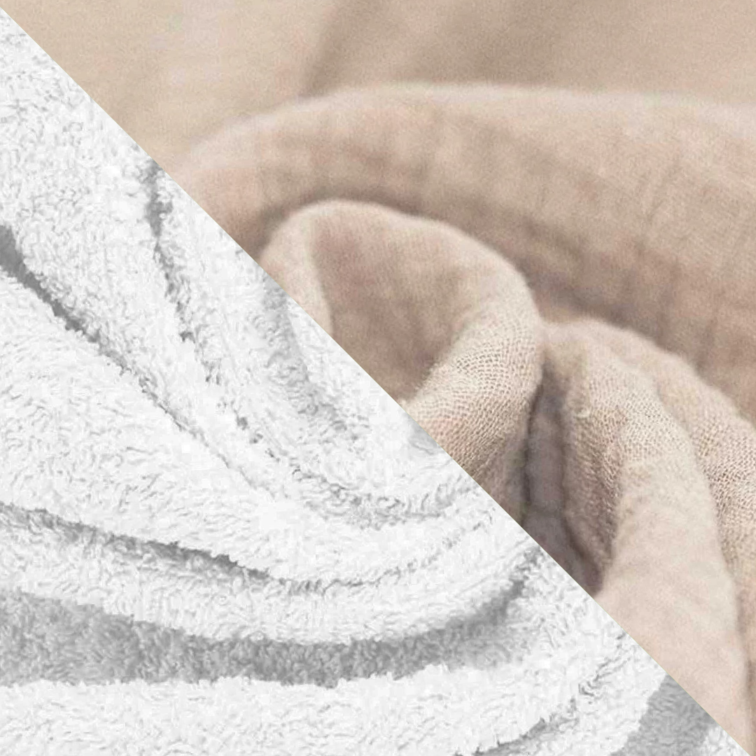 Cape de bain enfant coton 100% uni