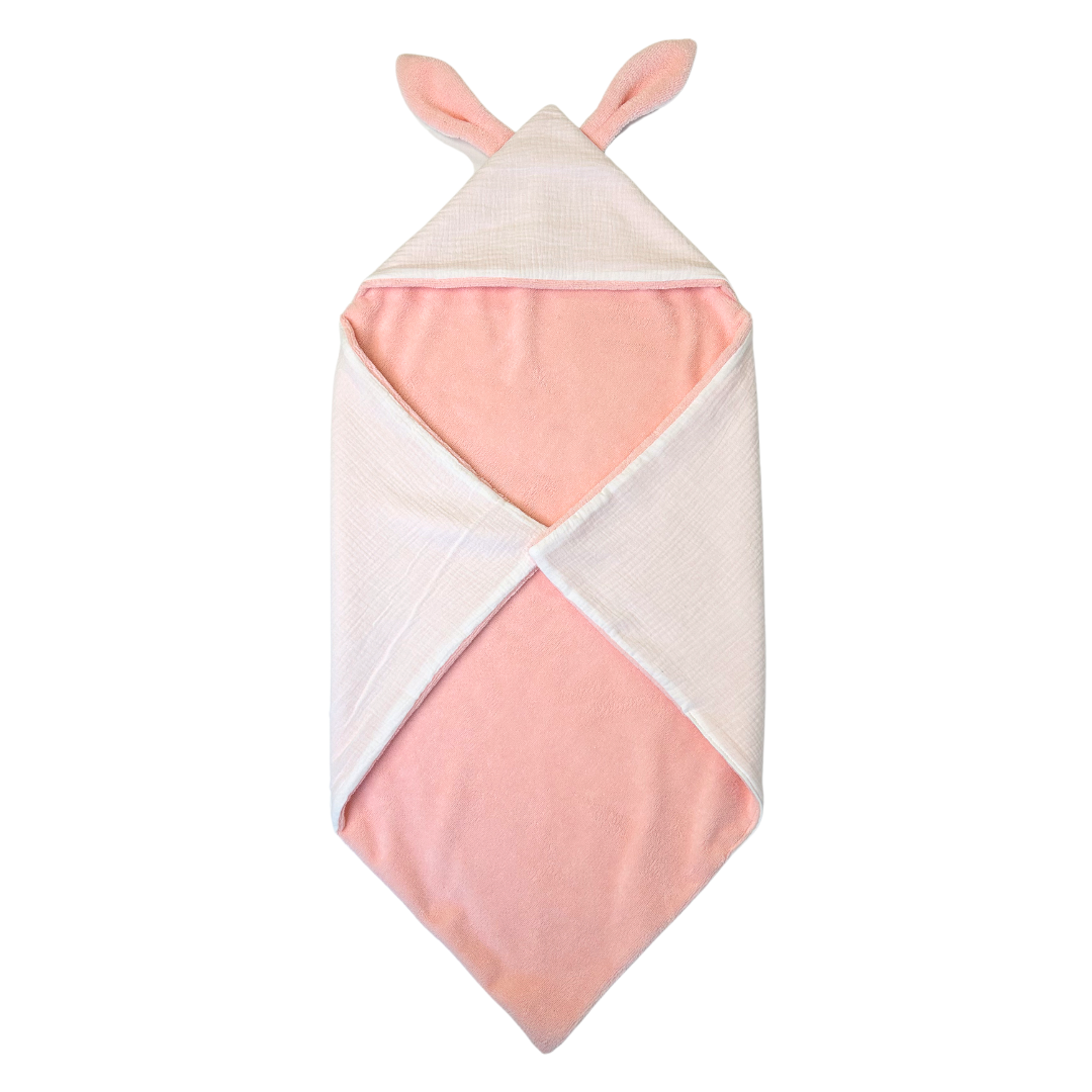 Cape de bain enfant coton 100% uni