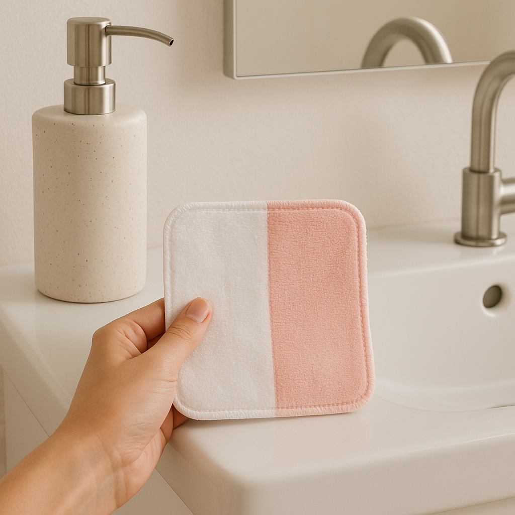 Carré multi-usage en micro eponge de Bambou